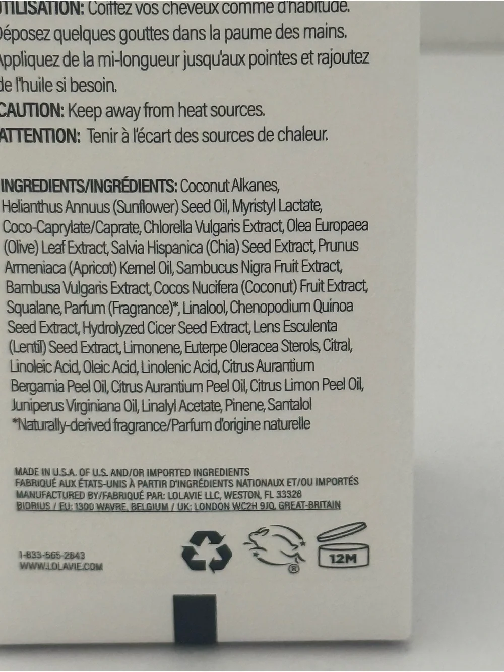 Lolavie lightweight hair